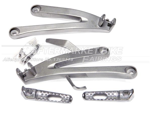 

aluminum rear passenger foot pegs for cbr600rr 2007 2008 2009 2010 2011 2012 2013 2014 f5 motorcycle footrest set