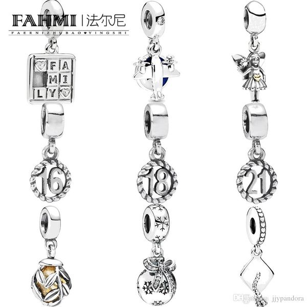 

hywo 100% 925 sterling silver christmas ornament graduation cap hanging propeller planefairy tale 14k fashion trend dangle charm