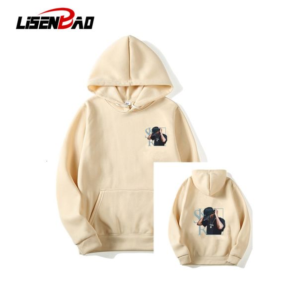 

lisenbao spring autumn new arrivals hat motion pullover cap hoodie sweatshirt fashion hoodies women and men winter clothes, Black