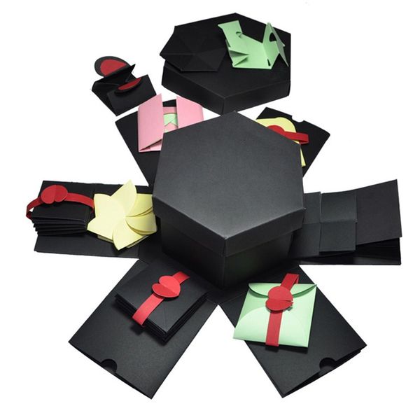 

surprise explosion box diy handmade scrapbook p wedding gift box for valentine's day christmas birthday gift boxes