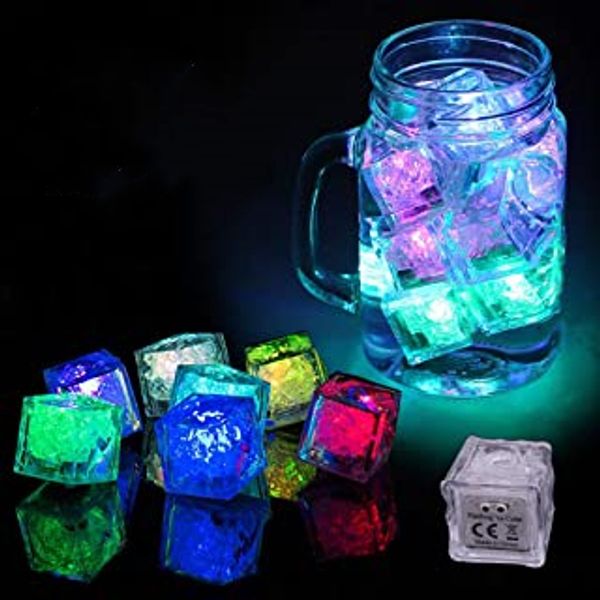 

dhl light up ice cube cuo model glow in the dark ice cube with mixed color cup modes enjoy multiple