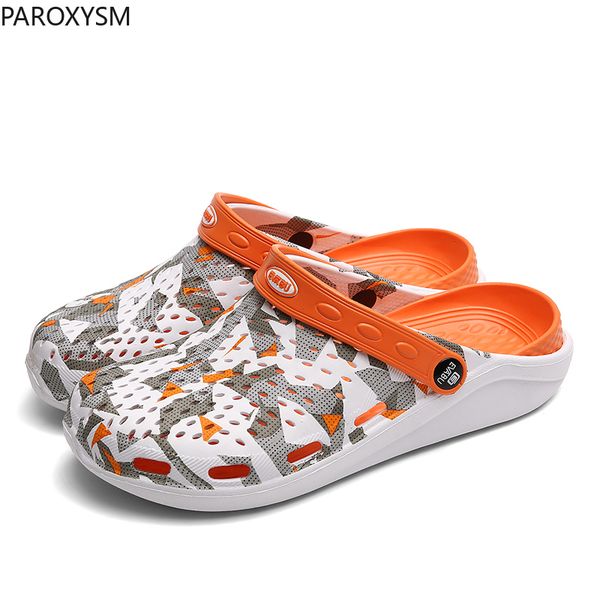 

paroxysm men sandals crocks literide hole shoes clogs sandals for men eva slipper hole garden shoes
