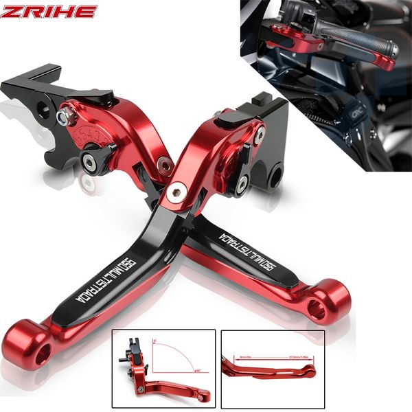 

cnc motorcycle brake clutch levers for 950 multistrada 2017-2018 adjustable lever folding moto accessories