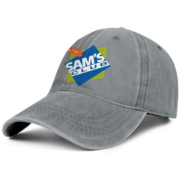 

sam's club denim baseball cap golf blank team trendy hats sam's club gay pride rainbow logo old print, Blue;gray