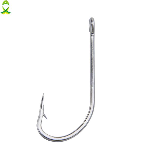 

jsm 30pcs 34007 stainless steel fishing hooks long shank saltwater carp fishhooks size 2/0 3/0 4/0 5/0 6/0 7/0 8/0 9/0 10/0