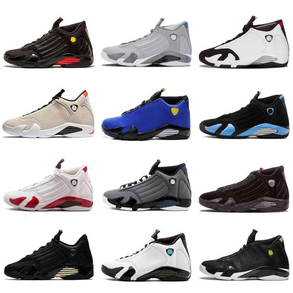 

2019 14 candy cane basketball shoes last s14s athletic sports sneakers white varsity red metallic silver black accents sprinkled