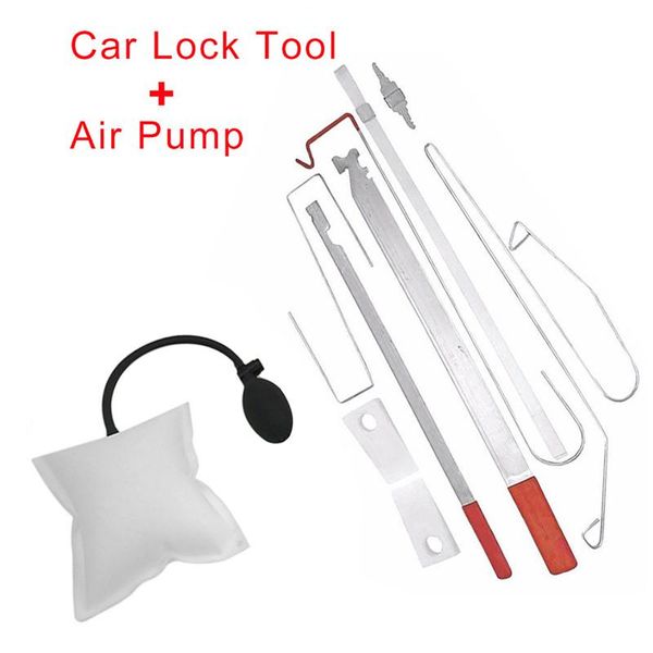 

9pcs/set car special repair auxiliary tools kit car lock out emergency tools set auto unlock door tool kit door maintenance