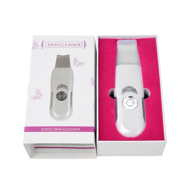 

portable skin scrubber ultrasonic pore cleaner facial face cleanser skin care high frequency vibration deep clean massager