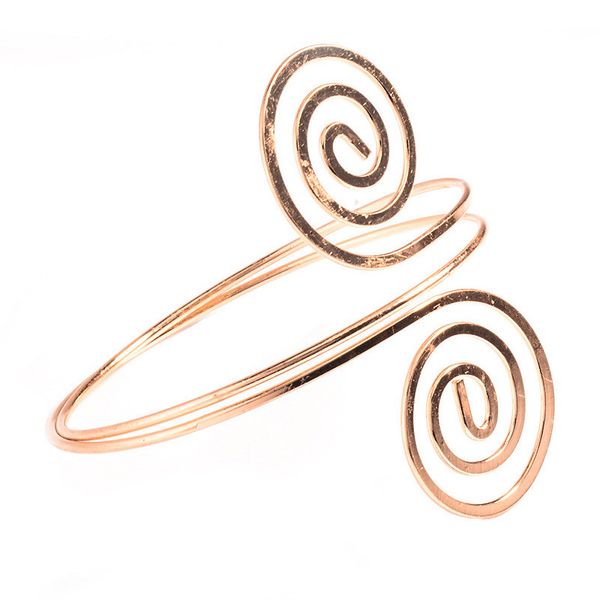 

geometric music note arm bangle for women vintage upper open bangle bracelets summer jewelry accessories, Black