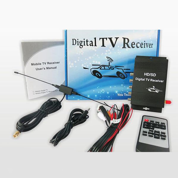 

antenna tuner car hd atsc 4 video output cars digital tv turner receiver tv box dvb t2 applicable to south america gps