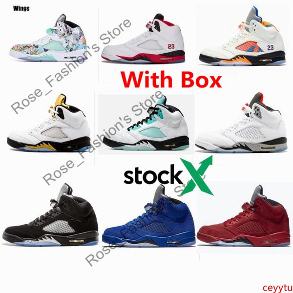 

with 2020 5 fire red wings mens basketball shoes 5s island green orange peel white black grape sports sneakers ment