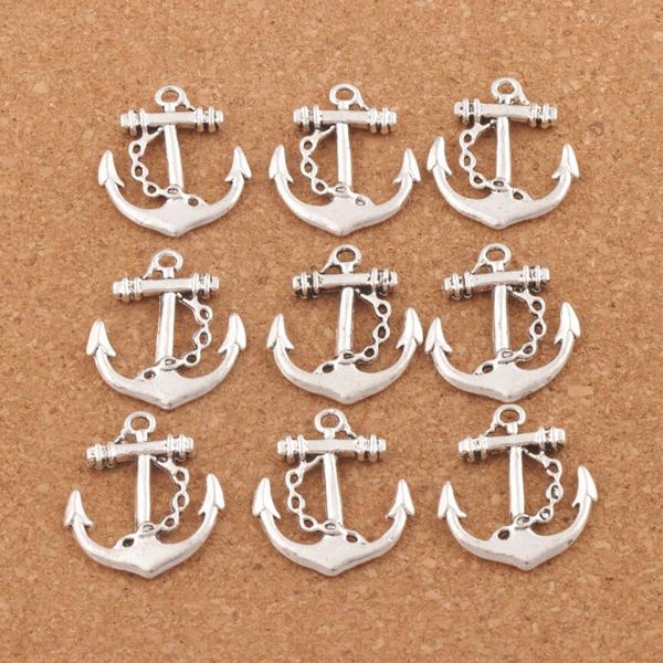 

antique silver anchor хоуп подвески подвески 100шт / серия 24x27mm ювелирные изделия diy браслеты ожерелья серьги components аксессуары горя, Bronze;silver