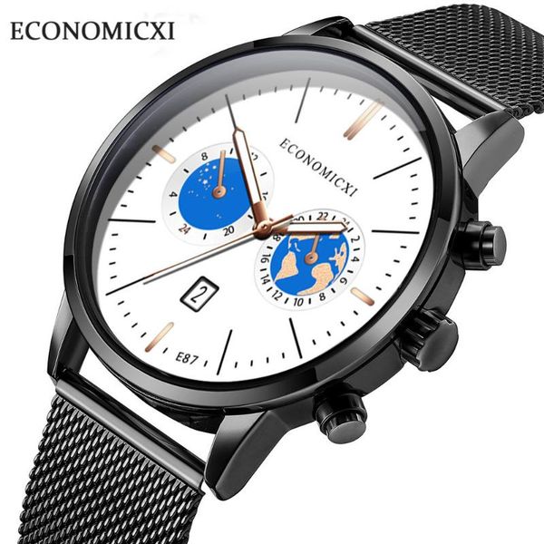 

economicxi часы мужской студенты спортивные кварцевые часы trend полностью автоматическая коробка передач high school мужской concept, Slivery;brown