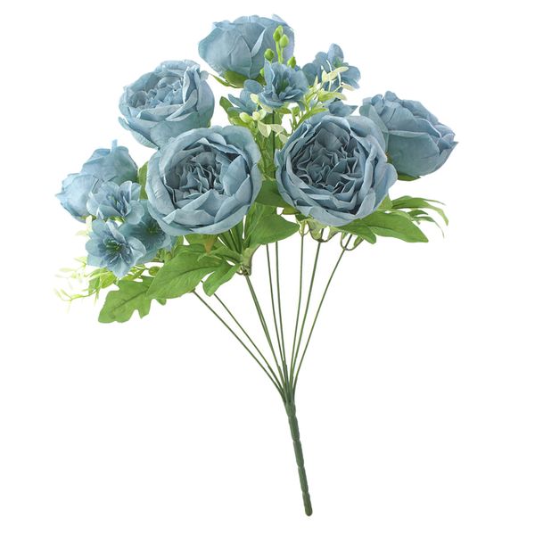 

springs flowers artificial silk peony bouquets wedding home decoration