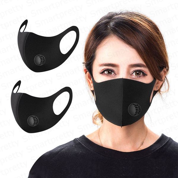 

anti dust face mouth cover pm2.5 3d three-dimensional mask respirator dustproof anti-bacterial washable reusable ice silk sponge masks e4906, Blue