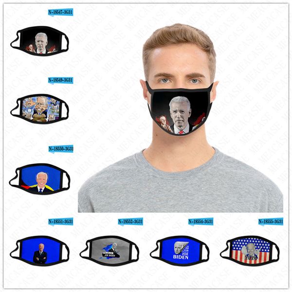 

new summer joe biden camouflage flag printed face mask kids breathable dustproof protective masks washable reusable mouth masks d62905, Black;white