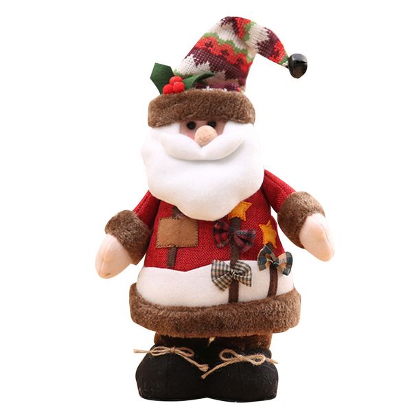 

christmas ornament santa claus snowman reindeer toy doll xmas tree hanging decor