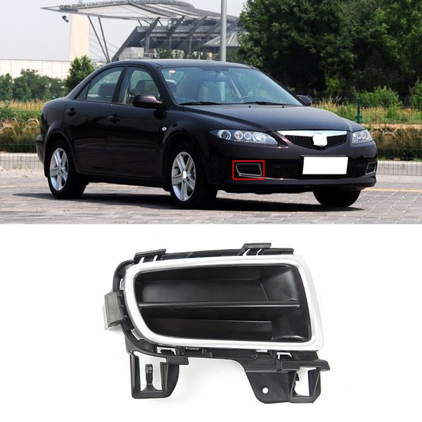 

capqx for 6 m6 06-10 front bumper grating frame fog light foglamp trim cover shell fog lamp cap lid housing garnish hood