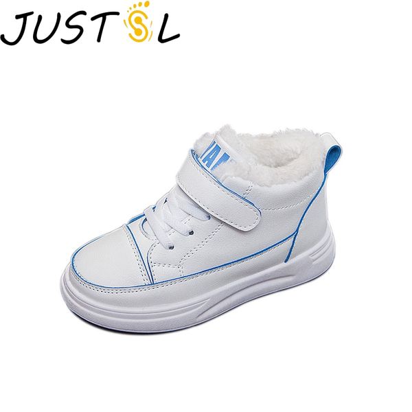

justsl boys girls sports cotton boots new autumn winter children warm snow shoes kids fashion boots, Black;grey