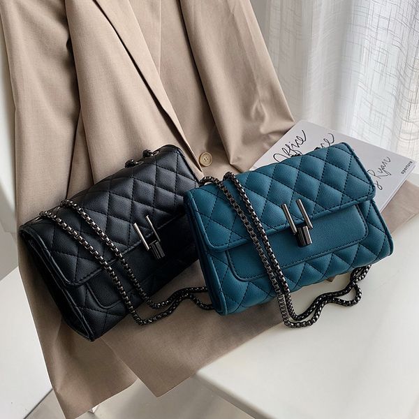 

women's shoulder bags women 2020 new western-style lingge bags embroidered thread chain diagonal small square