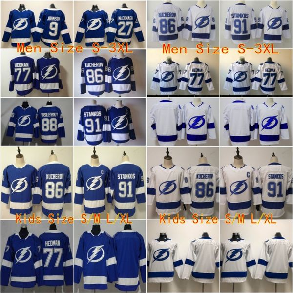 

Hockey Tampa Bay Lightning Jersey 21 Brayden Point 91 Steven Stamkos 77 Victor Hedman 86 Nikita Kucherov Andrei Vasilevskiy Johnson McDonagh