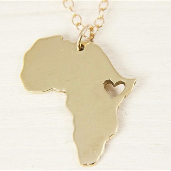 

gold silver necklace world map pendant necklace women fashion jewelry necklace collares gift for girlfriend
