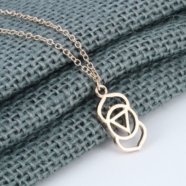 

chandler third eye chakra long chain alloy zinc pendant necklace nickle muslim trendy jewelry for women yoga gift, Silver