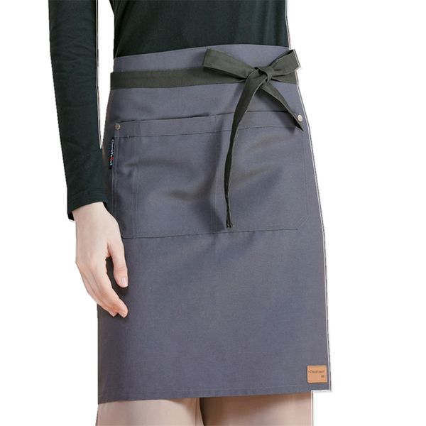 

apron korean restaurant milk cafe oil-proof canvas denim work female apron