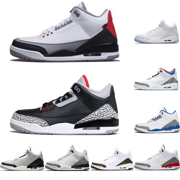 

3 3s mens basketball shoes 2019 new black cement tinker nrg throw line katrina men designer trainer sports sneakers 41-47