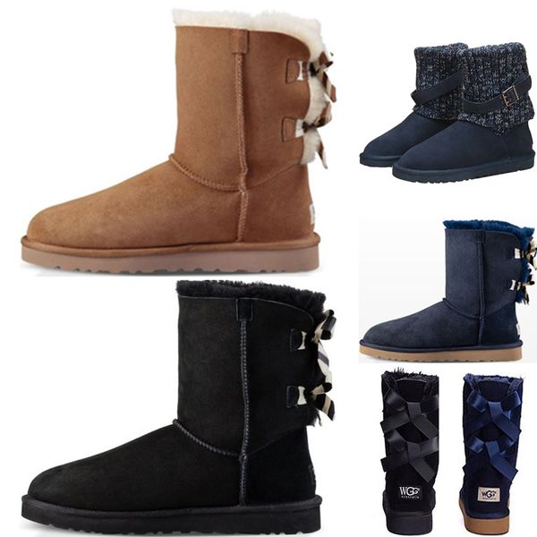 

2019 classic fashion australia women winter boots chestnut black blue pink coffee classic fashion snow boot womens ankle knee boots 36-41