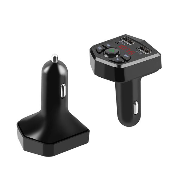 

wireless bluetooth fm transmitter lcd car mp3 player 3.1a bluetooth 5.0 car handskit dual usb charger for