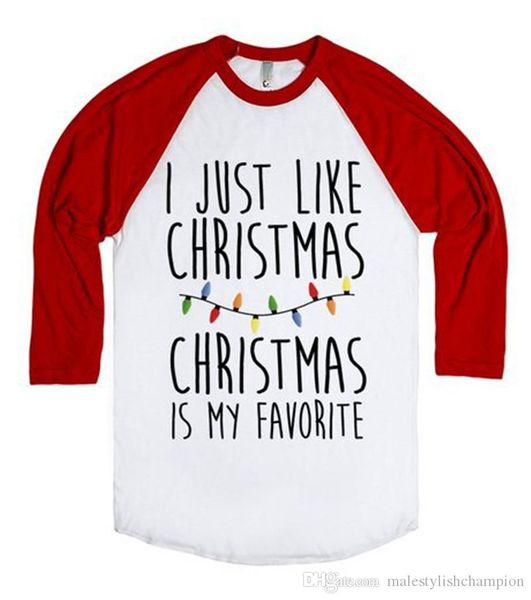 

christmas letters printed womens tshirts designer o neck long sleeve loose ladies autumn breathable female tees, White