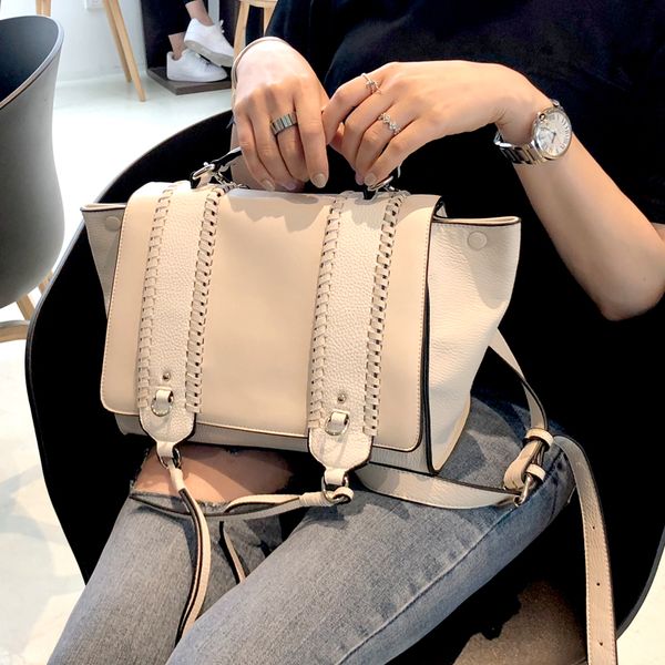 

fashion woven tassel trapeze wpmen handabgs designer shoulder bags luxury pu leather crossbody bag large capacity totes purses
