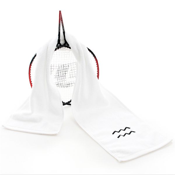 

завод прямых продаж хлопка полотенце 20 * 110см удлиненным утолщенной абсорбент двенадцать созвездий вышитые спортивные полотенца на открыто