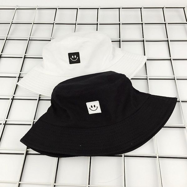 

smiley face bucket hat sunscreen outdoors cap sombrero pescador women men fisherman hat chapeau double hats caps, Blue;gray