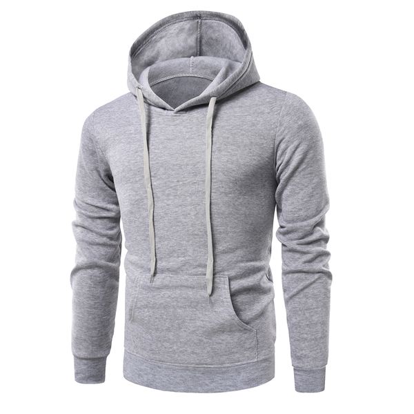 

miicoopie men's pullover ecosmart fleece hooded sweatshirt, Black