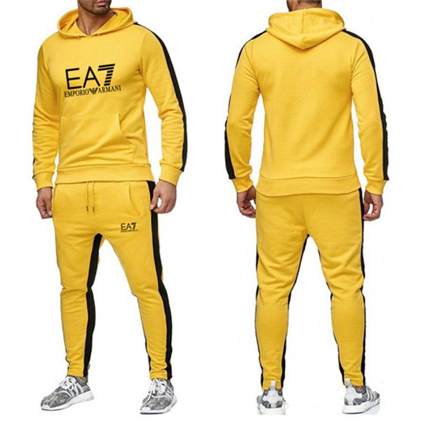 

d06 mens tracksuit luxury long sleeve hoodies+pants designer two piece sets fashion brand outfit suits long sleeve tracksuits for men, White