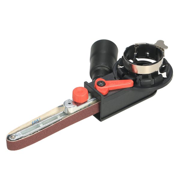 

electric angle grinder sanding belt adapter bandfile belt sander for 115mm 4.5" and 125mm 5" multifunction mini diy sander