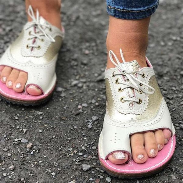 

ladies sandals summer shoes woman flat gladiator sandals women bohemia casual shoes women lace up open toe 2020, Black