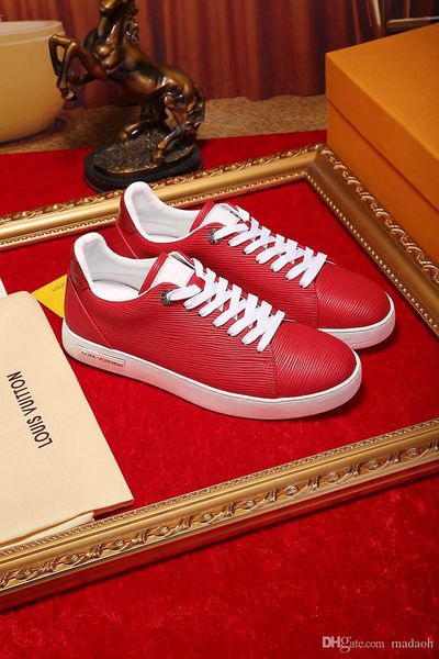 

19fw luxury brands 2019 мужчина мода одиночная обувь весна осень узелок совет обувь мужской дышащая повседневные кроссовки madak, Black
