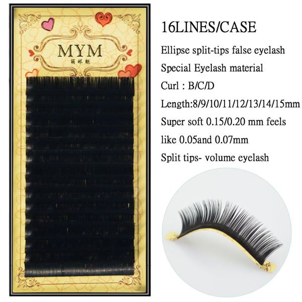 

16 rows of artificial mink personal eyelashes 0.05-0.2, etc. 6 thicknesses eyelash grafting natural extension eyelashes beauty