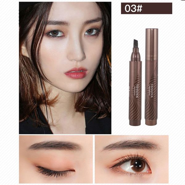 

new women liquid eyebrow pen waterproof long lasting eyeliner professional cosmetics for beauty