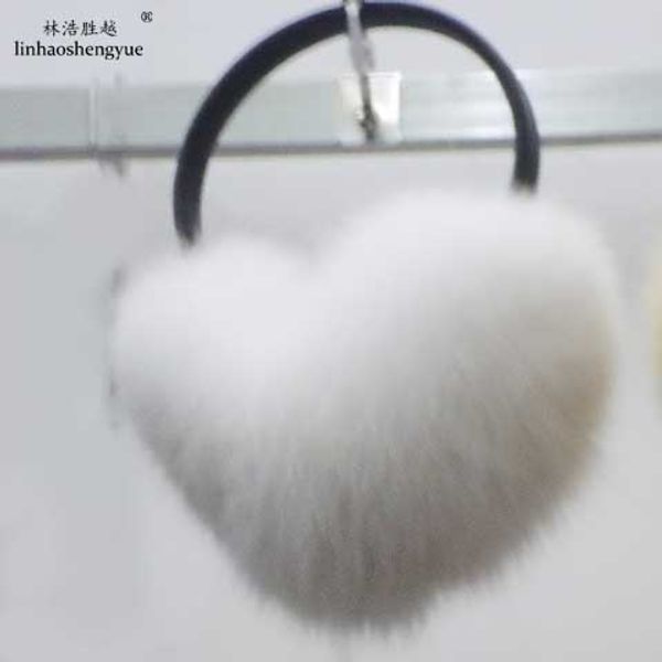

linhaoshengyue the fur cover their ears, Blue;gray