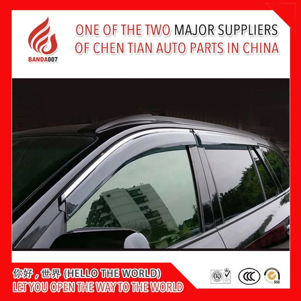 

injection molding trim vent shade rain sun wind deflector window visor for santafe 2006-2012 2013-2017