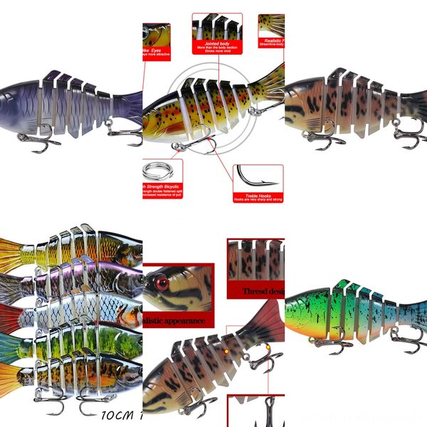 

sfigg bait luya hard bait 10cm built-in steel ball bionic bait long fake sfishing