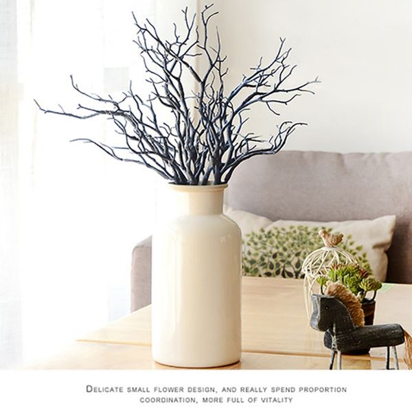

3pcs 35cm artificial fake tree branch stem plastic wedding home dry twigs decoring