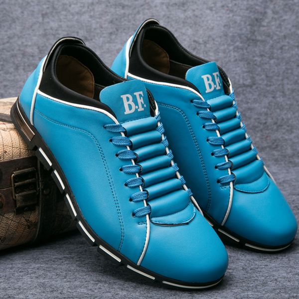 

goxpacer fashion shoes men spring autumn flat heel casual shoes british style single plus size new arriv ing, Black