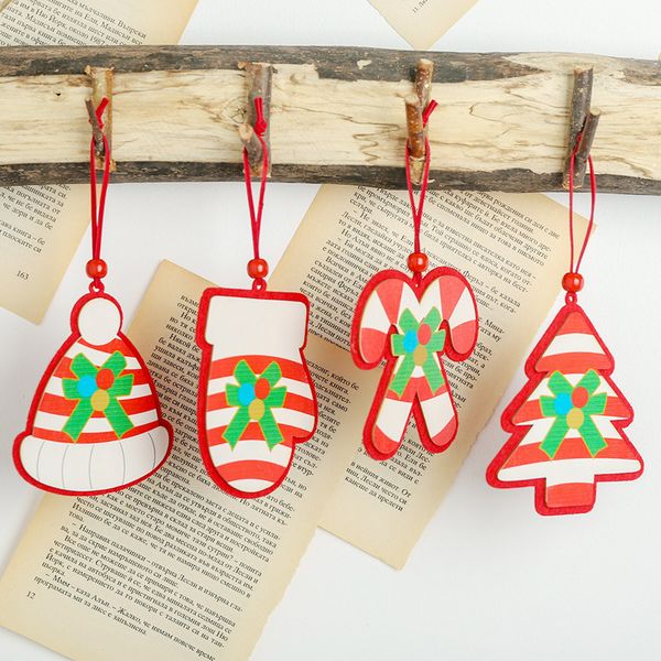 

christmas decorations ornaments for home tree decor christmas wooden pendant creative small hanging ornaments decorations