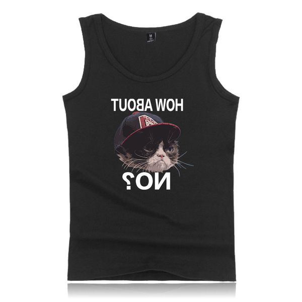 

tide неудобно cat периферии 2019grumpy card man vest, Black;green