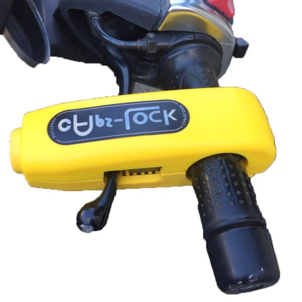 

arcade universal motorcycle handlebar lock brake throttle grip security lock motorbike anti theft protection